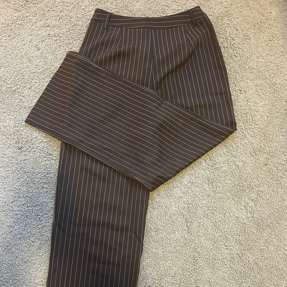 Satin Striped Dress Pants *NWOT - Picture 2 of 2